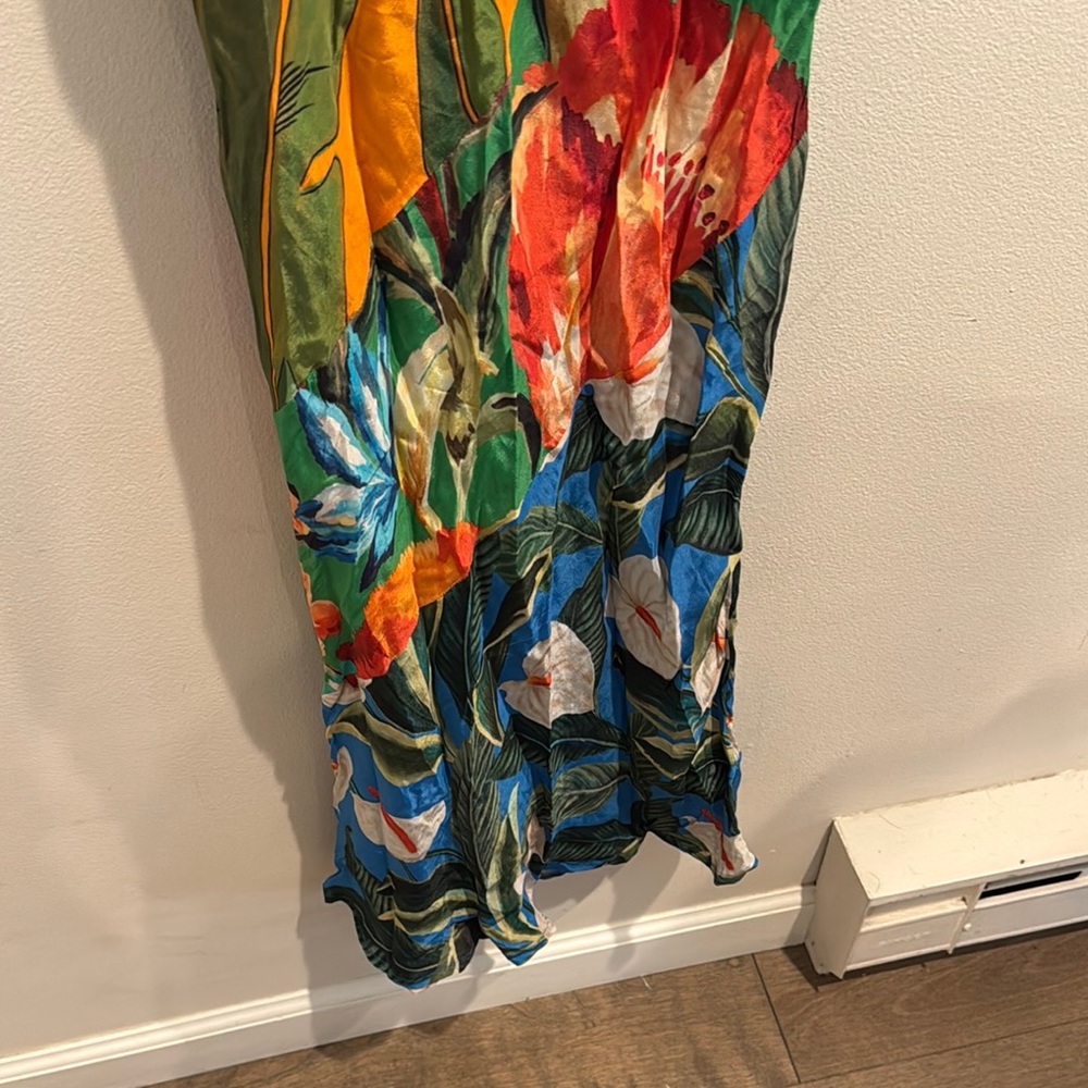 FARM Rio Multicolor Tropical Print Ruffle Dress - Picture 5 of 10